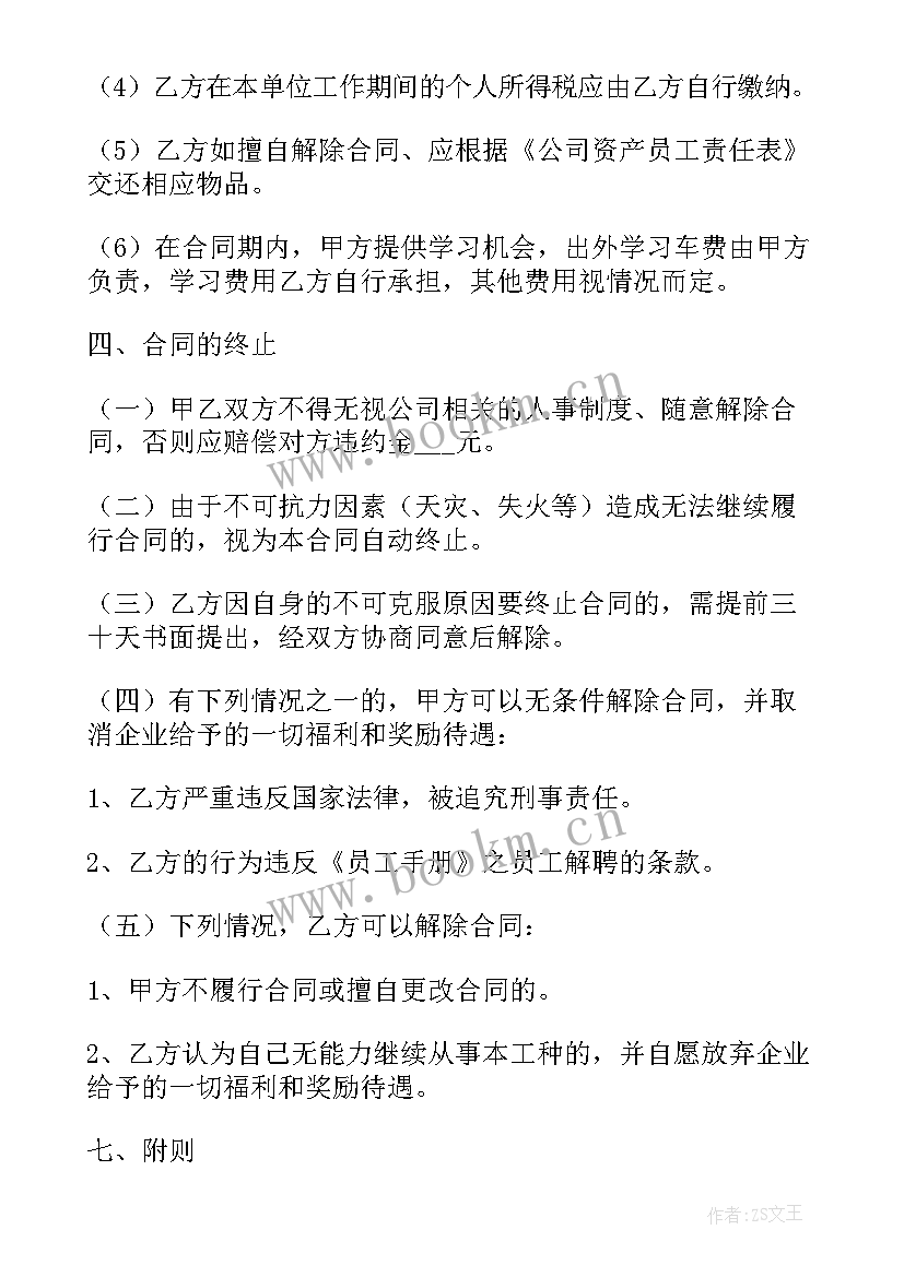 2023年简易美容院员工劳动合同(优秀6篇)