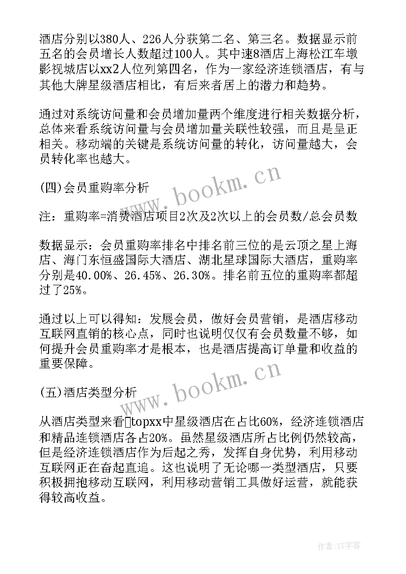 数据分析报告(模板14篇)