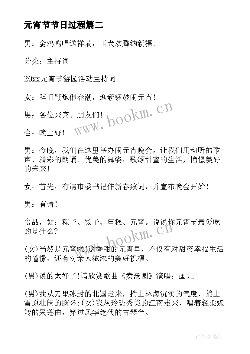 最新元宵节节日过程 元宵节活动总结(精选8篇)