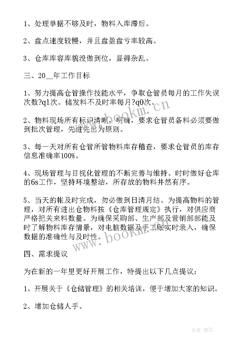 最新仓库员工个人总结报告(优质12篇)