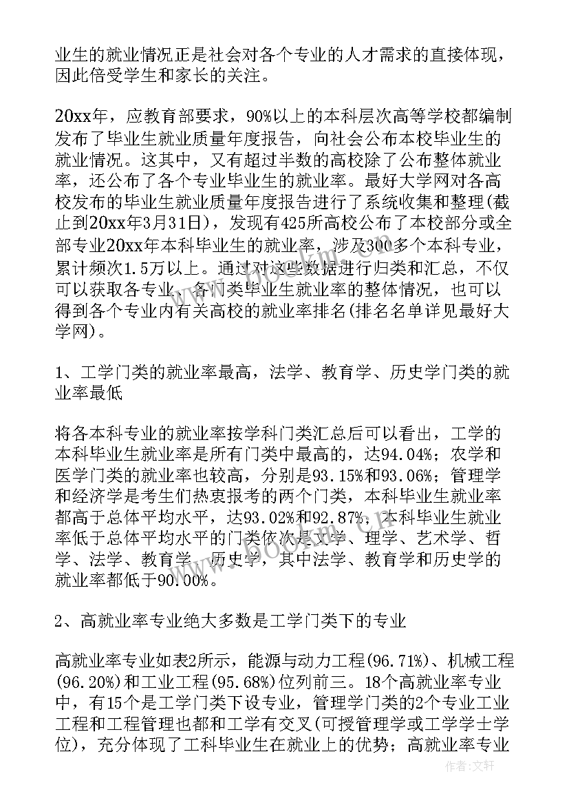 毕业生就业质量调研报告 毕业生就业质量年度报告(优秀8篇)