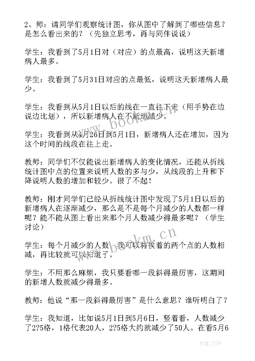 五年级折线统计图教学设计(优质8篇)