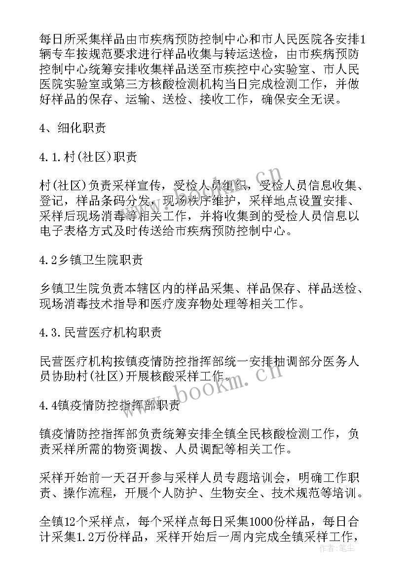 核酸检测工作方案集合整改措施(模板19篇)