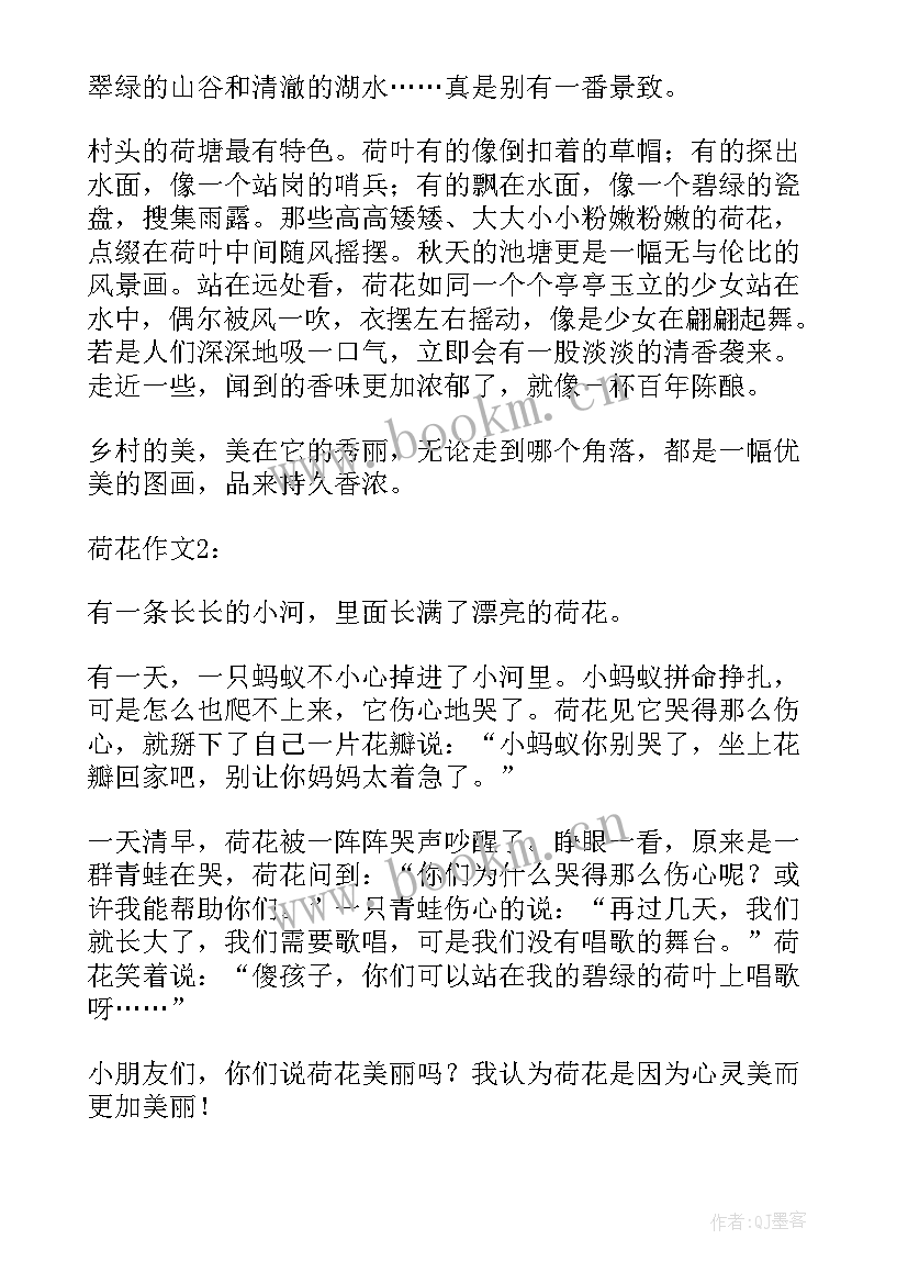 最新小学三年级荷花课文 小学三年级荷花教案(精选9篇)