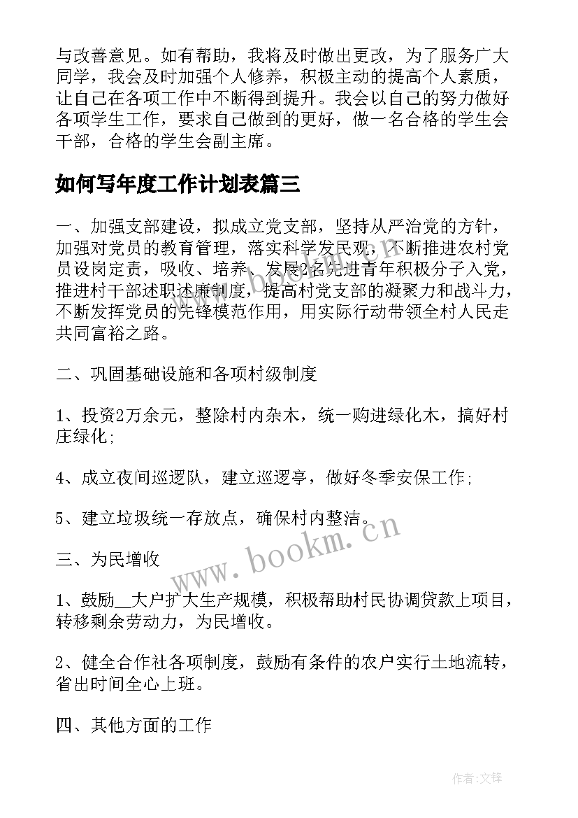 最新如何写年度工作计划表 如何制订人力资源年度工作计划(精选8篇)