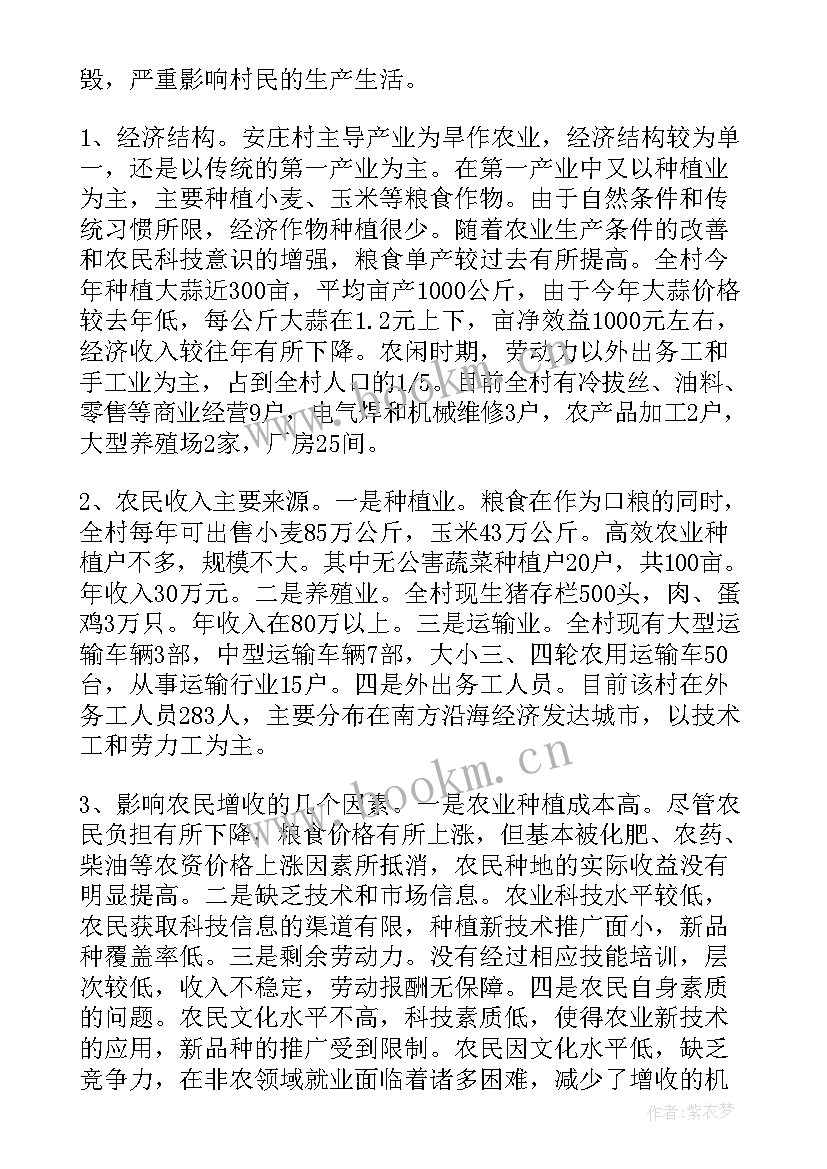 2023年夜经济调查报告 农村经济发展调研报告(通用17篇)