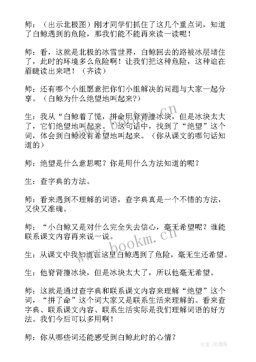 2023年喜爱音乐的白鲸教学实录分析 喜爱音乐的白鲸教学设计(优质8篇)