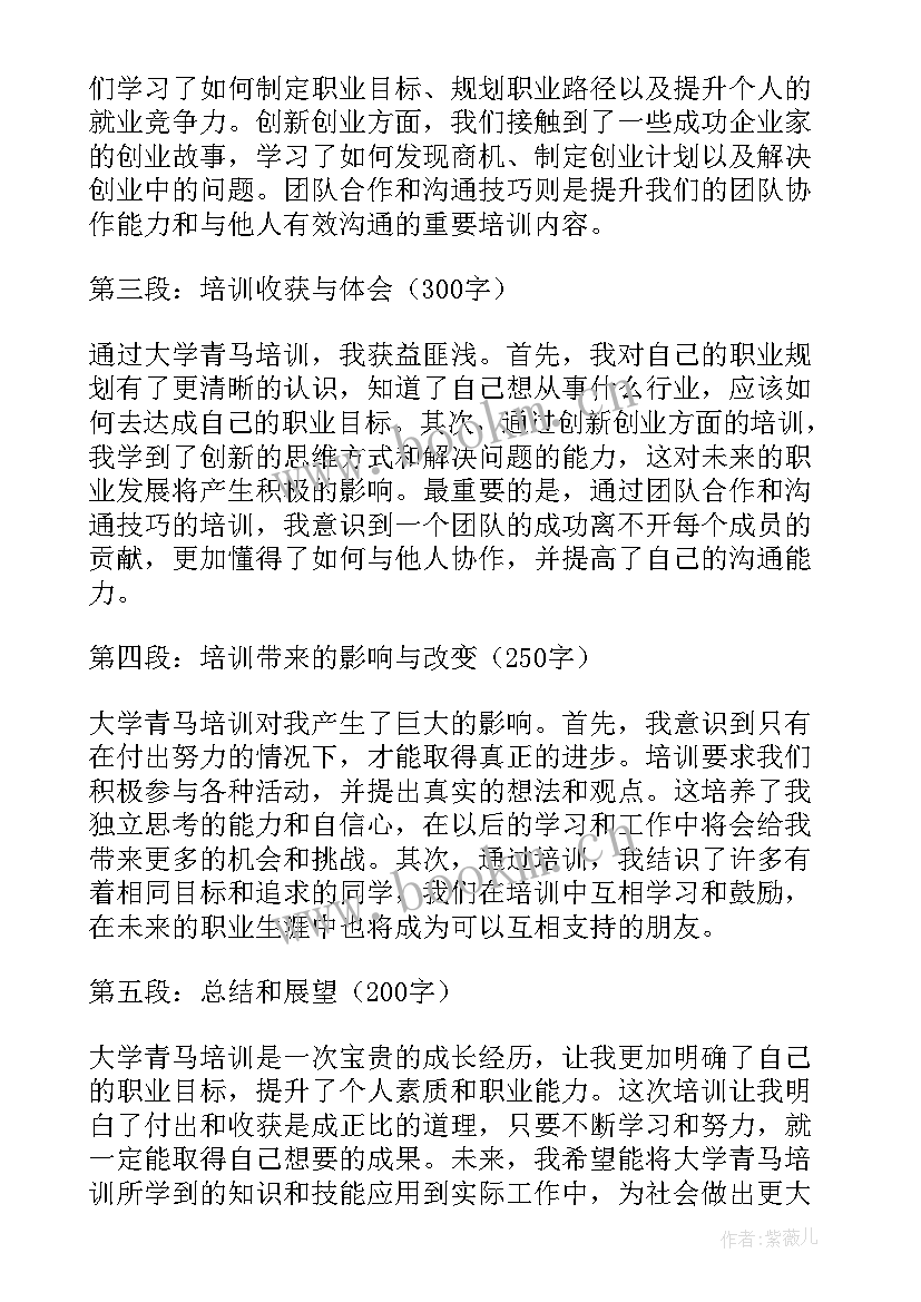 2023年青马培训心得感受 青马培训心得体会(大全14篇)