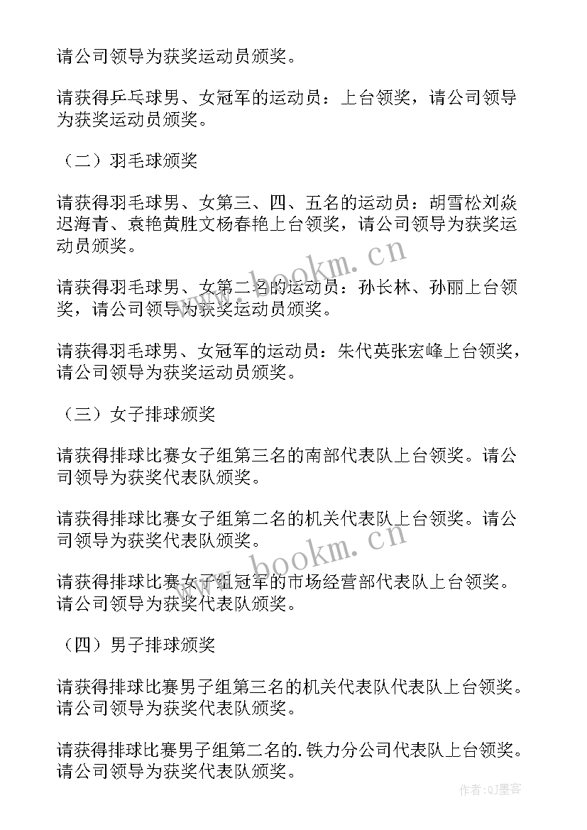 最新篮球比赛开幕式主持词流程 篮球比赛的开幕式主持词(汇总16篇)