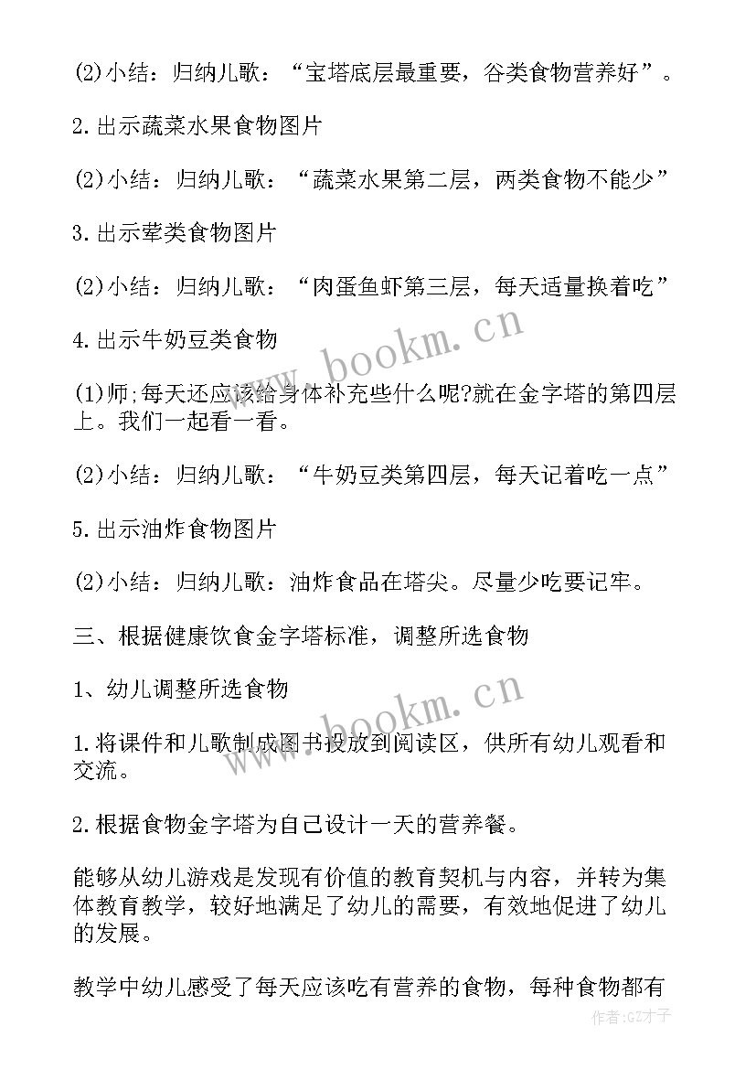 最新大班健康营养师教案反思(汇总8篇)