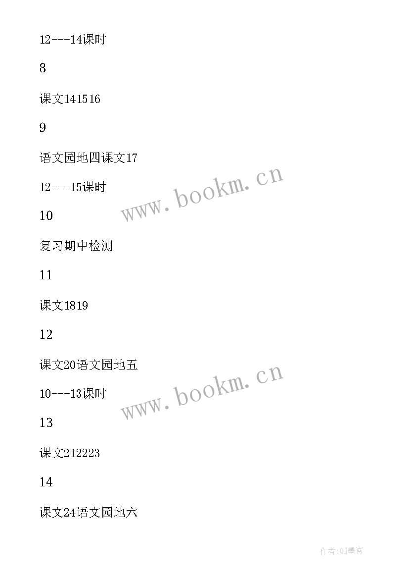 线上语文教学计划 小学语文线上教学计划四年级(通用8篇)