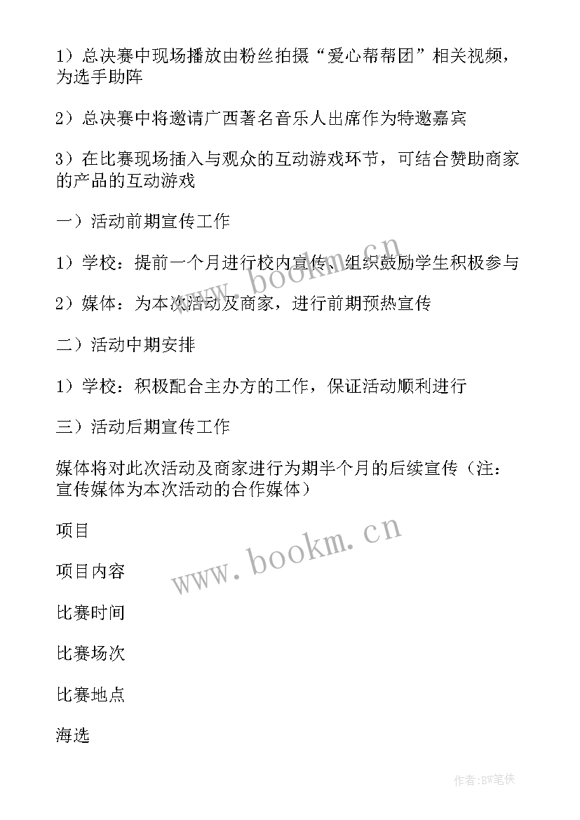 2023年校园活动策划方案(优质12篇)