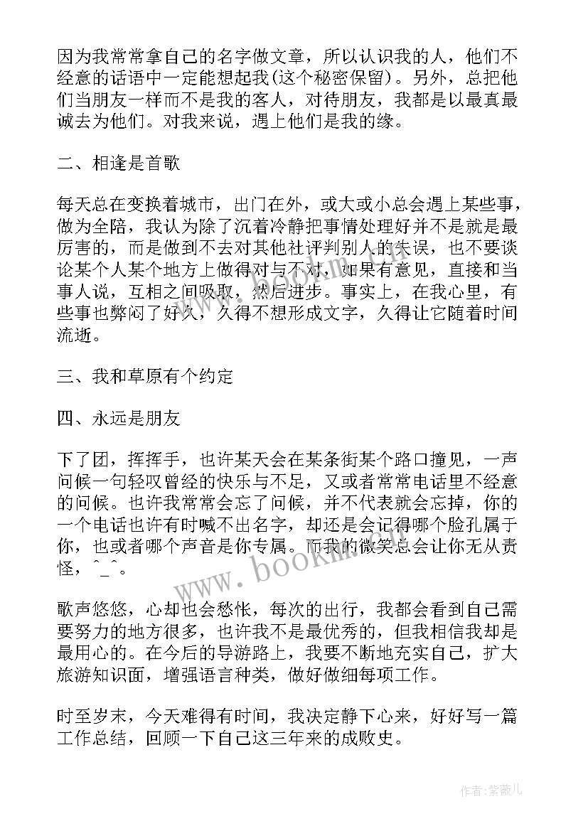 导游个人总结报告 导游个人工作总结(模板9篇)