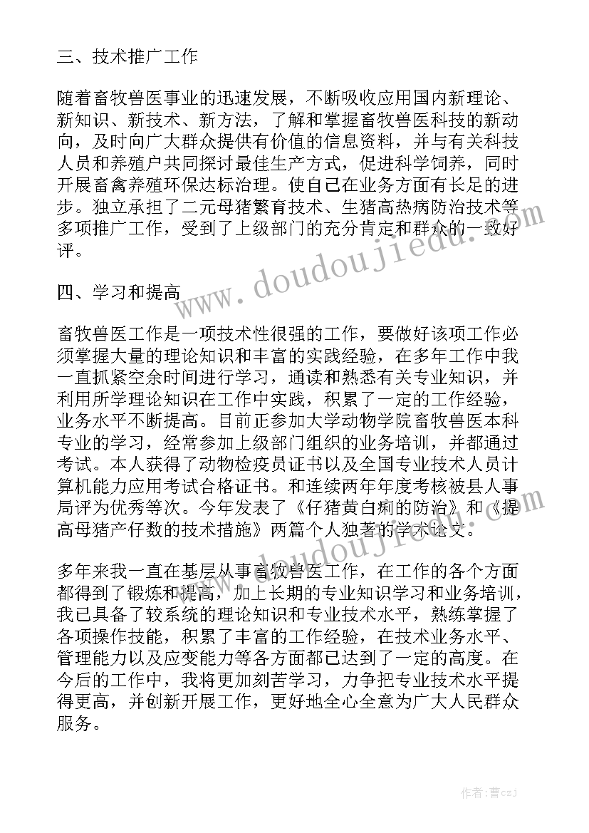 评职称电气工作报告总结