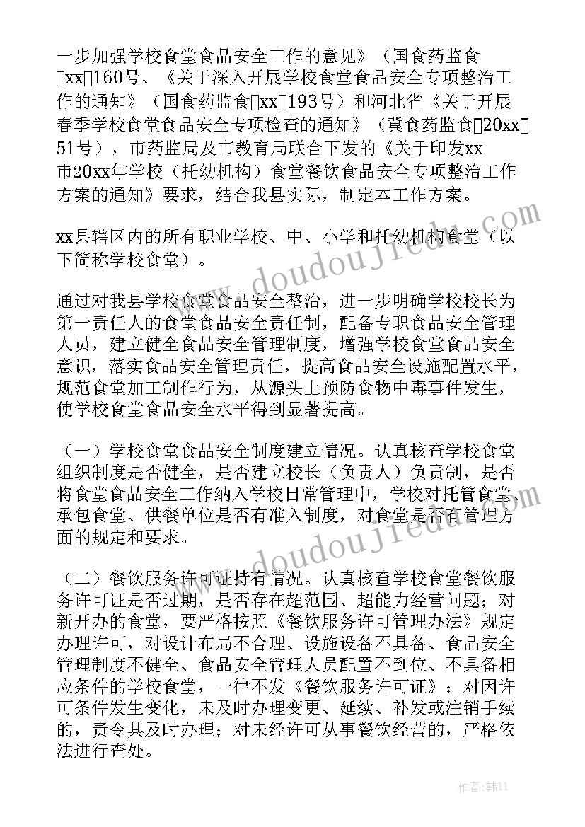 食堂整改报告