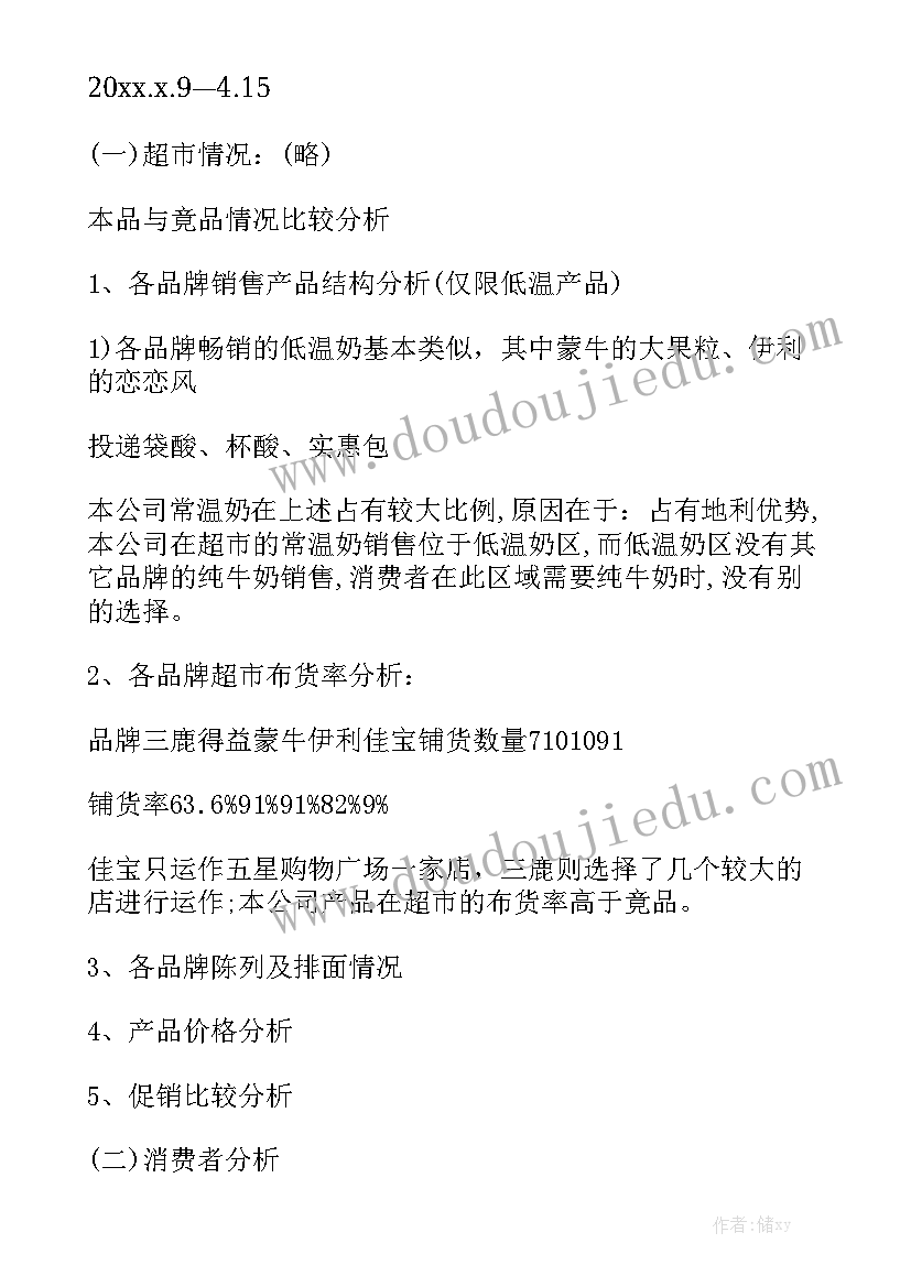 超市调查报告内容