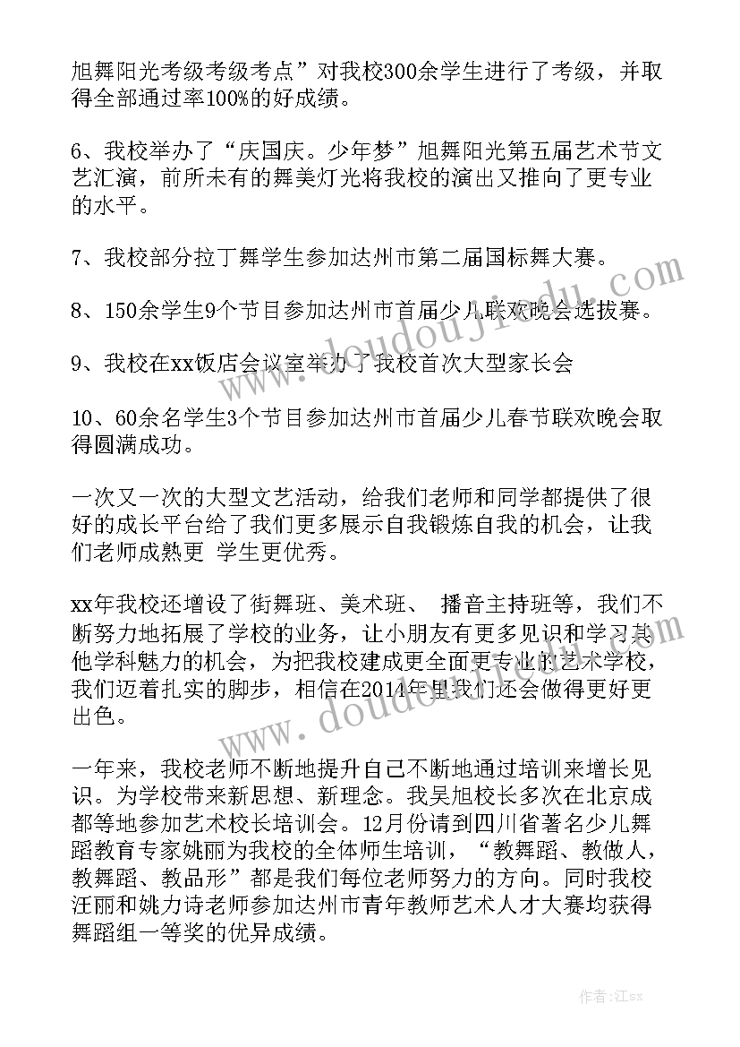 学校艺术工作汇报 艺术学校年度工作总结