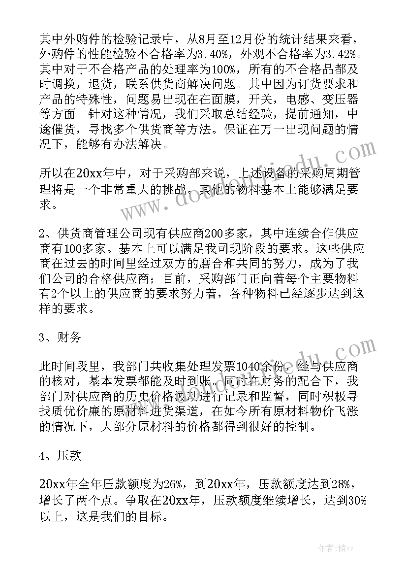 采购廉洁自律个人总结 采购年度工作报告