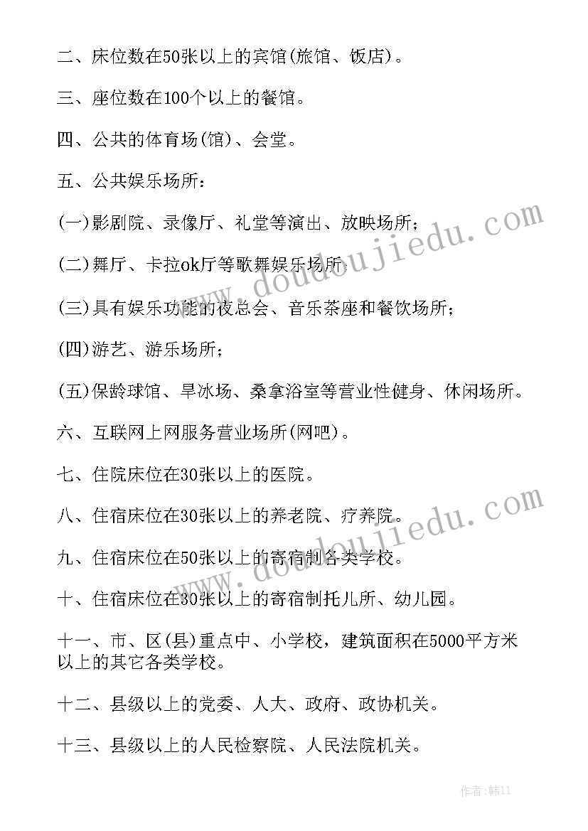 重点消防单位工作报告总结