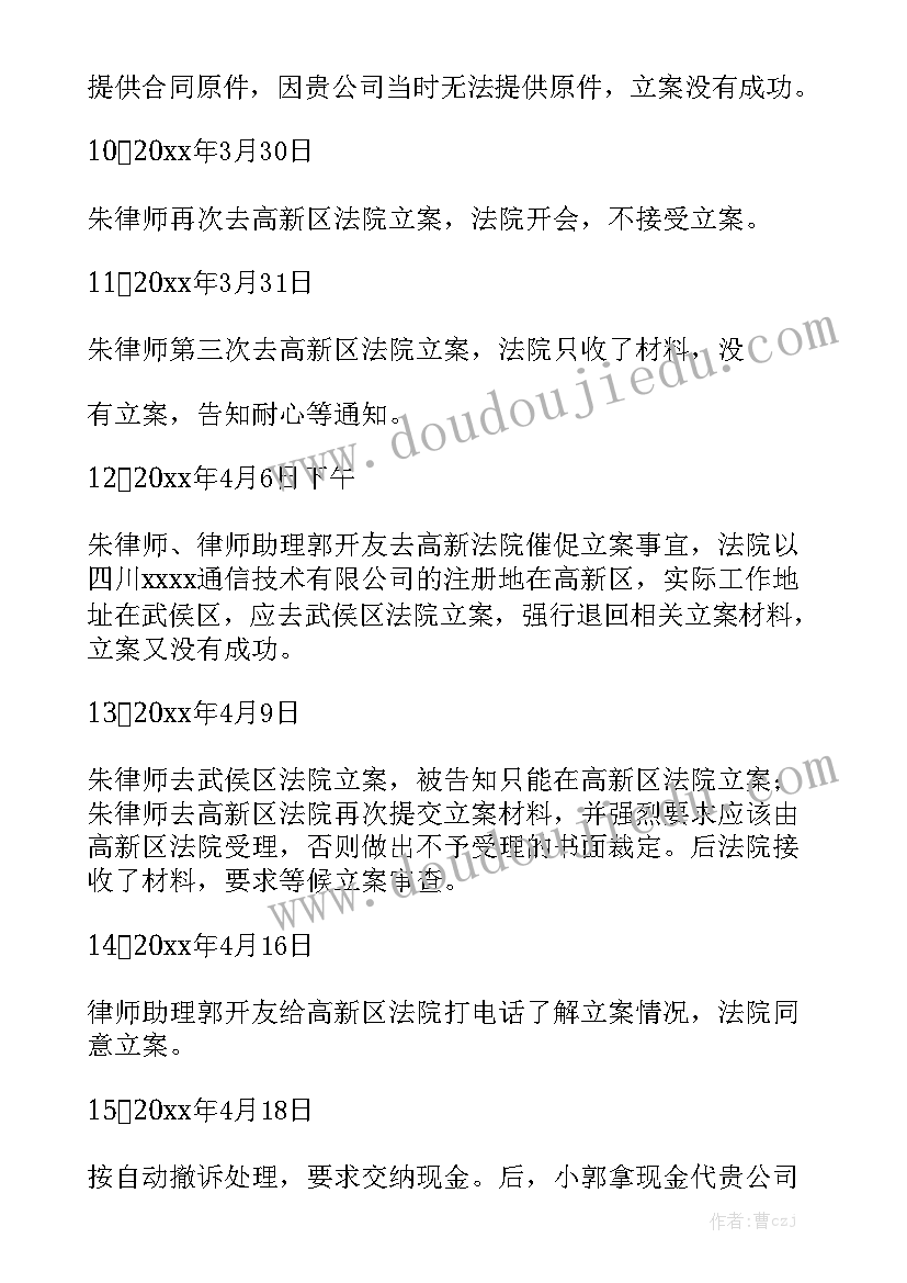 法律工作年度工作总结样版