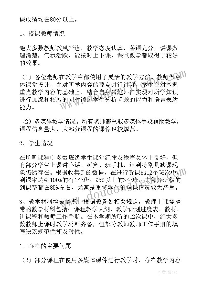 督导下店该做 学校督导工作报告