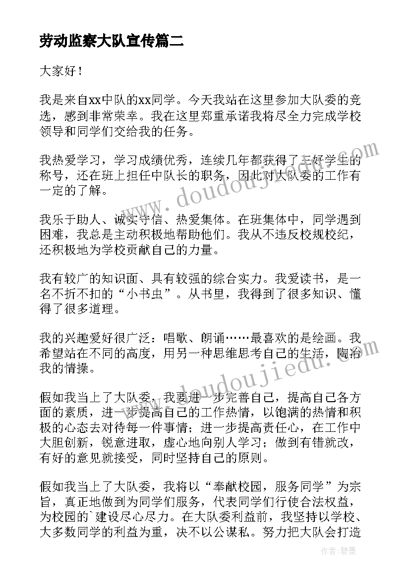 劳动监察大队宣传 劳动监察大队党建工作总结(优秀5篇)