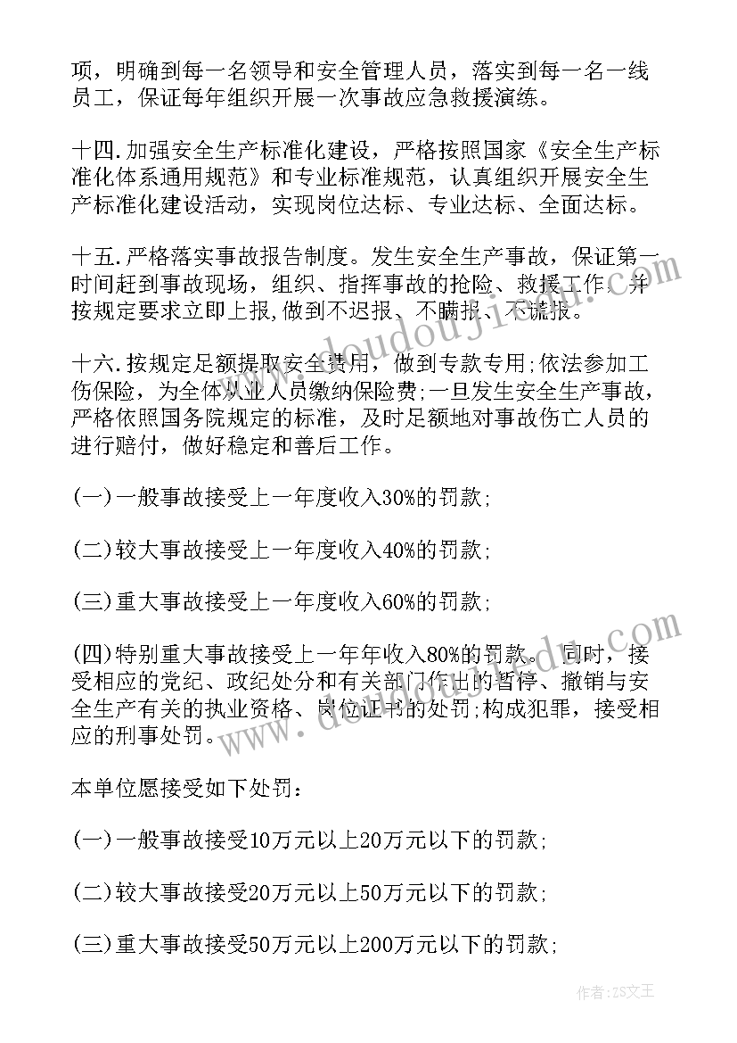 最新安全承诺发言稿(大全5篇)