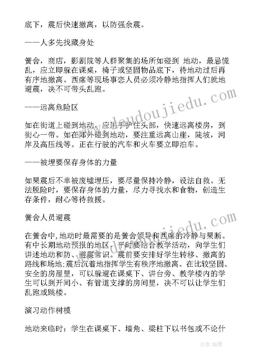 2023年防震减灾班会活动记录表 防震减灾的班会教案(模板7篇)