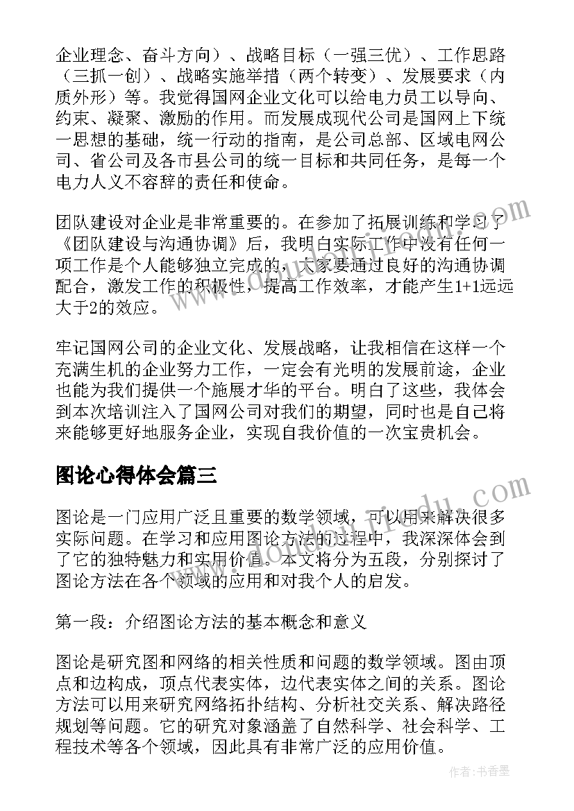 2023年图论心得体会(汇总6篇)