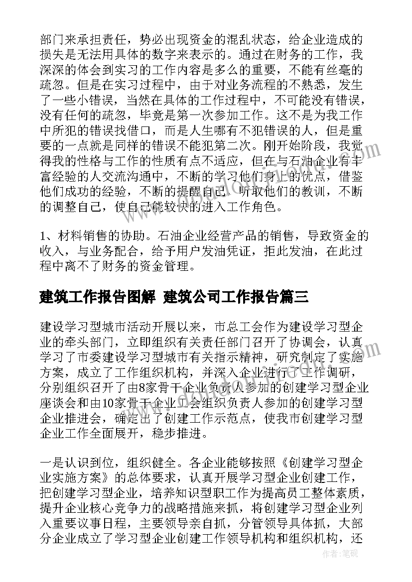 2023年建筑工作报告图解 建筑公司工作报告(大全5篇)