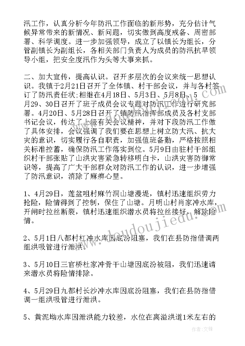 最新乡镇防洪工作报告 乡镇人大工作报告(优秀8篇)