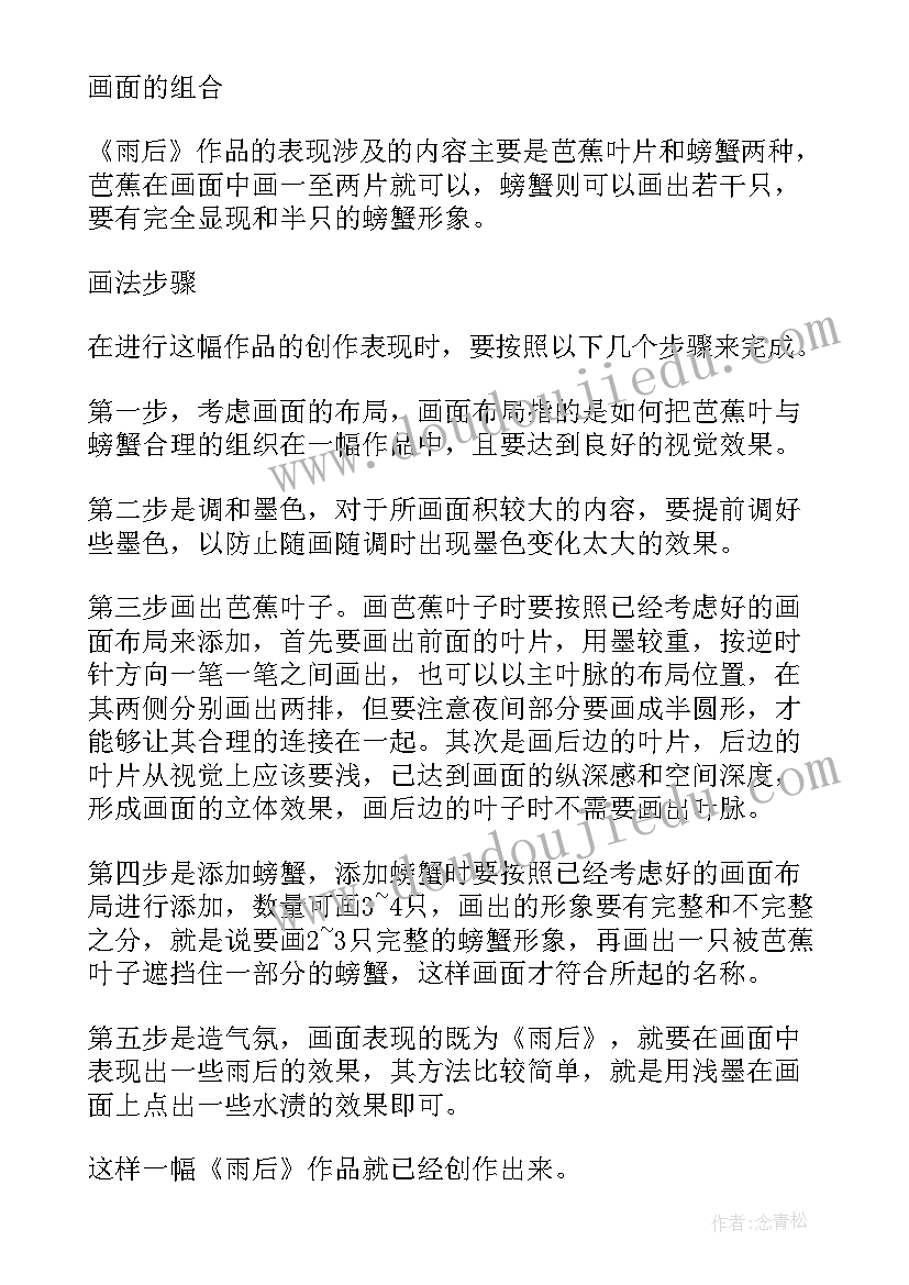 最新画画演讲稿(模板7篇)