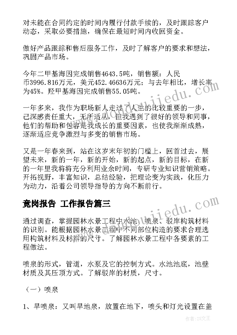 2023年竟岗报告(大全9篇)