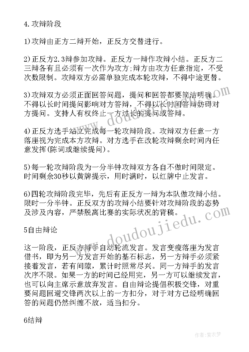 2023年英语辩论赛总结常用语 英语辩论赛活动策划方案(模板6篇)