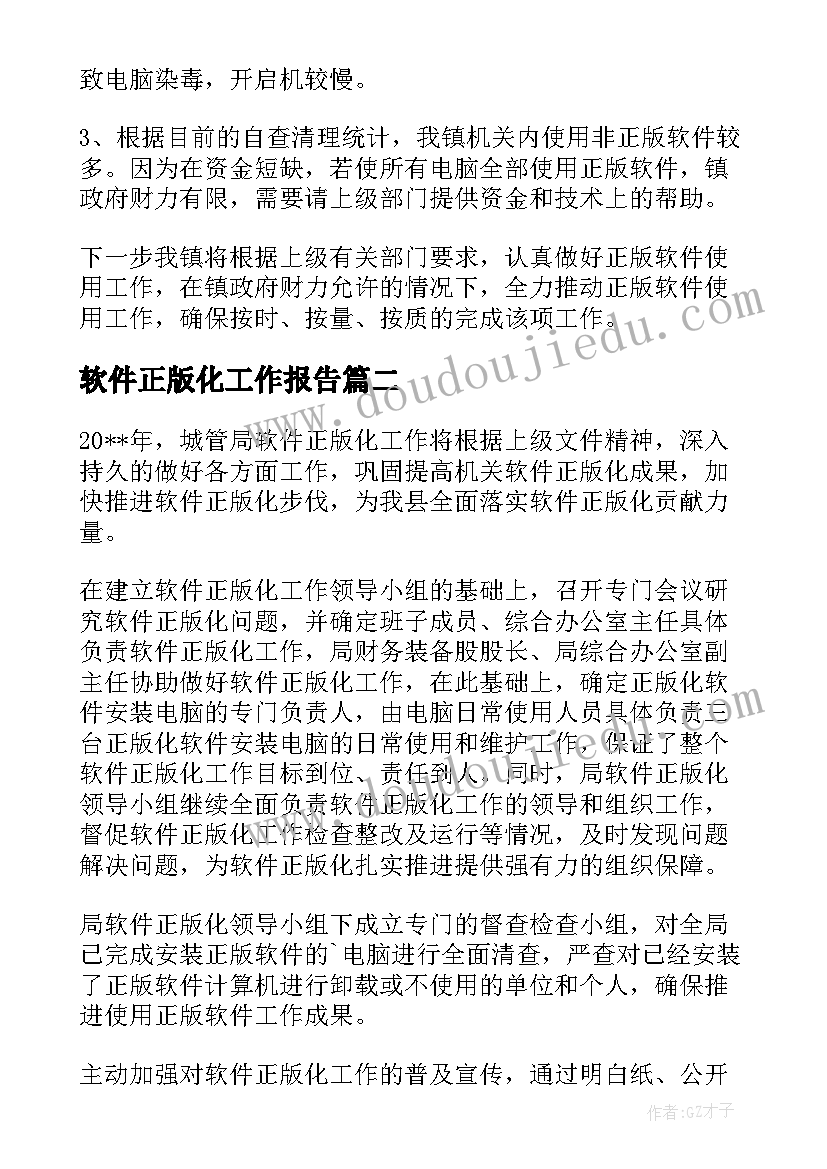 2023年软件正版化工作报告(汇总9篇)