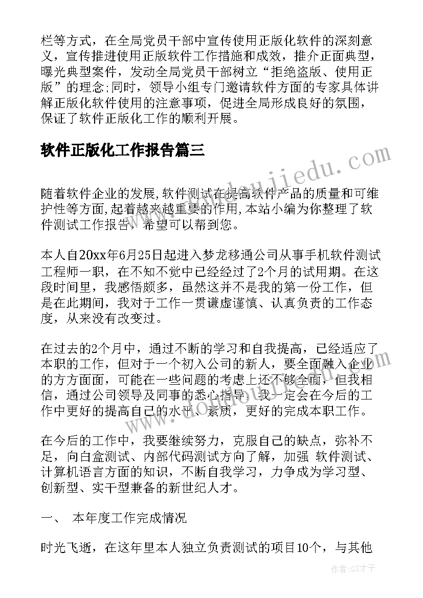 2023年软件正版化工作报告(汇总9篇)