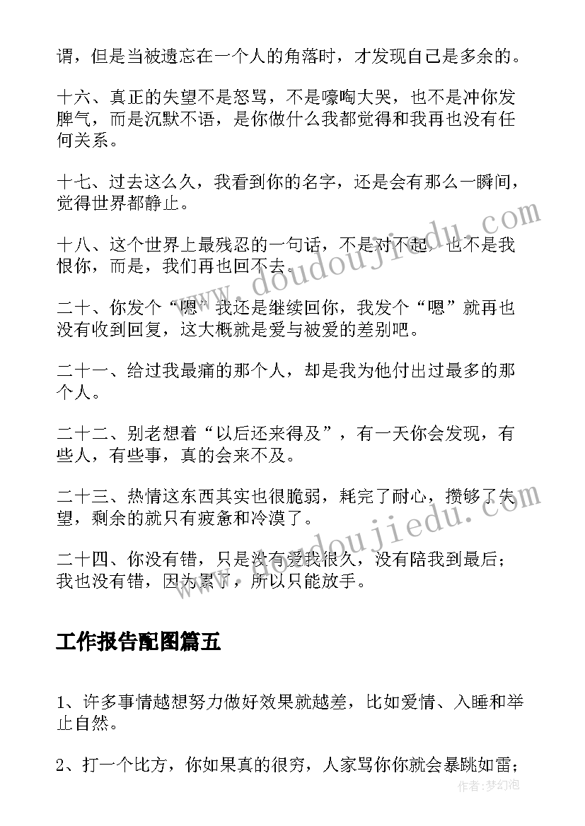 最新工作报告配图(实用9篇)