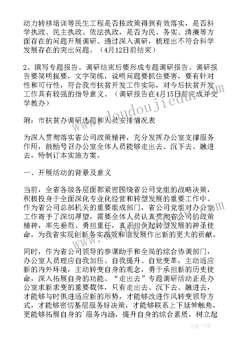 最新营商环境专题调研方案(大全5篇)