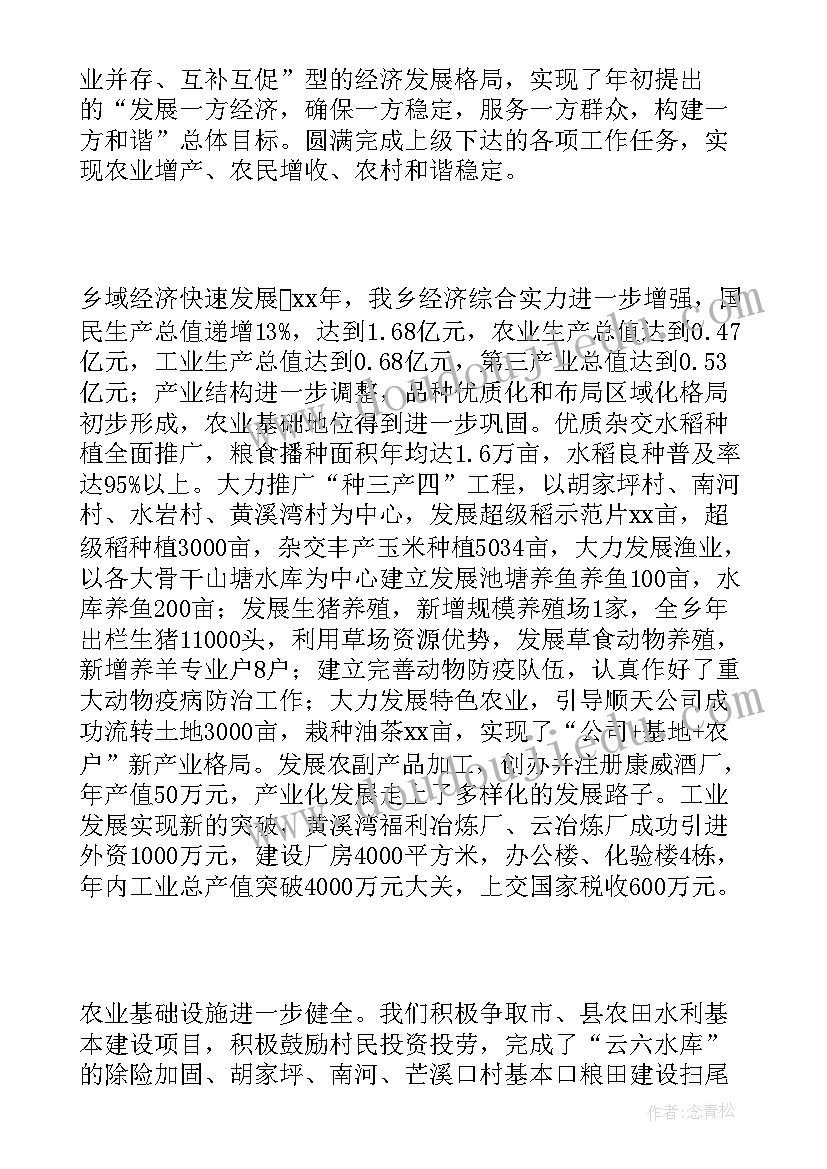 2023年大学生在乡镇工作 乡镇人大工作报告(精选6篇)