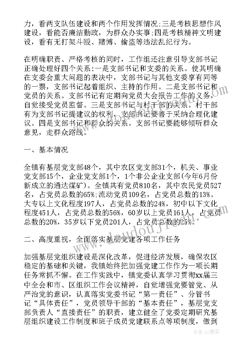 支部工作报告修改意见 党支部建设工作报告(大全5篇)