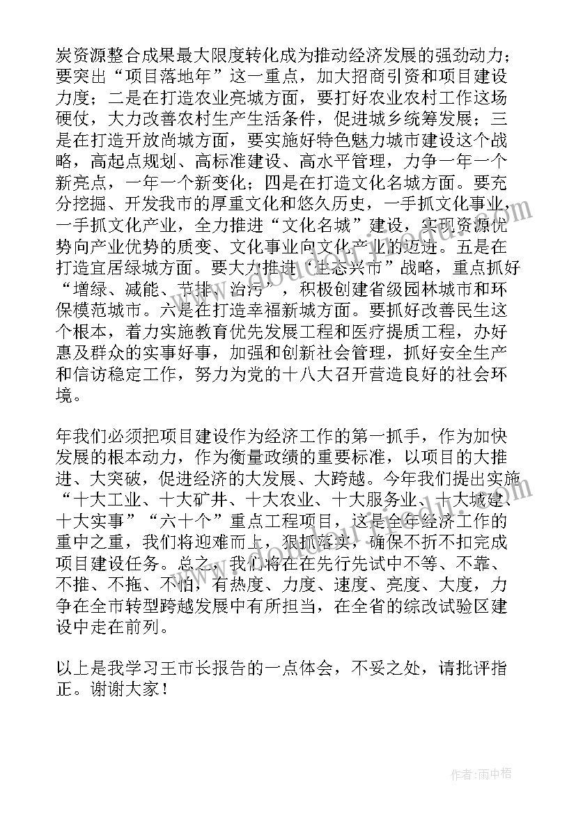 2023年对政府工作报告的总结发言 审议政府工作报告个人发言(汇总8篇)