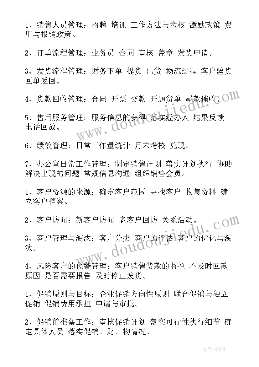 2023年年度管理方案 销售管理方案(模板5篇)