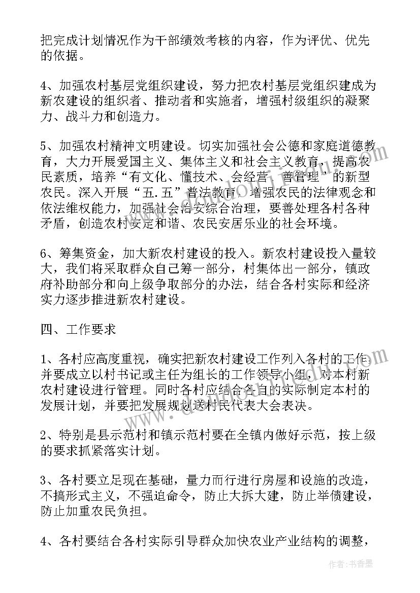 最新农村新农合年度工作报告 新农村建设年度工作计划书(优秀5篇)