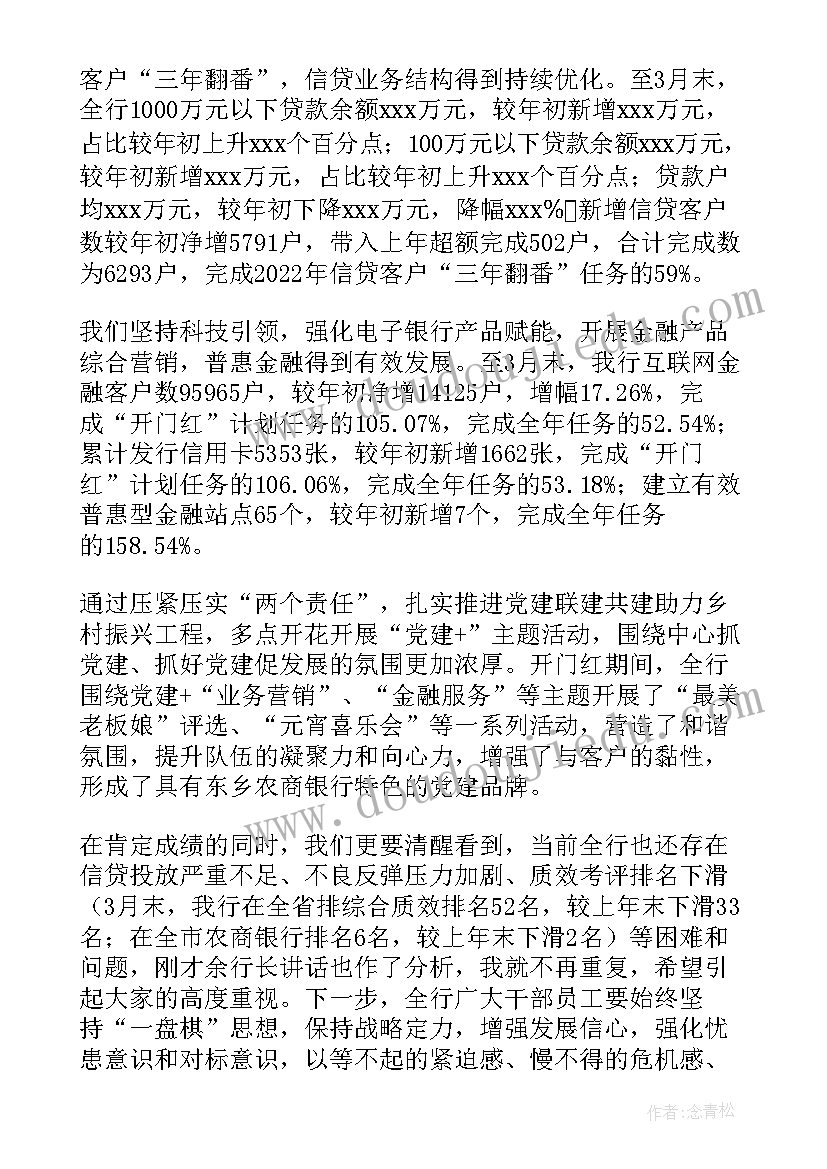 最新银行一季度经营工作报告 在银行一季度经营形势分析会上的讲话(大全5篇)