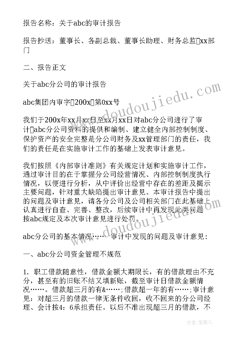 最新医疗机构内部审计规定 审计委员会工作报告(汇总5篇)