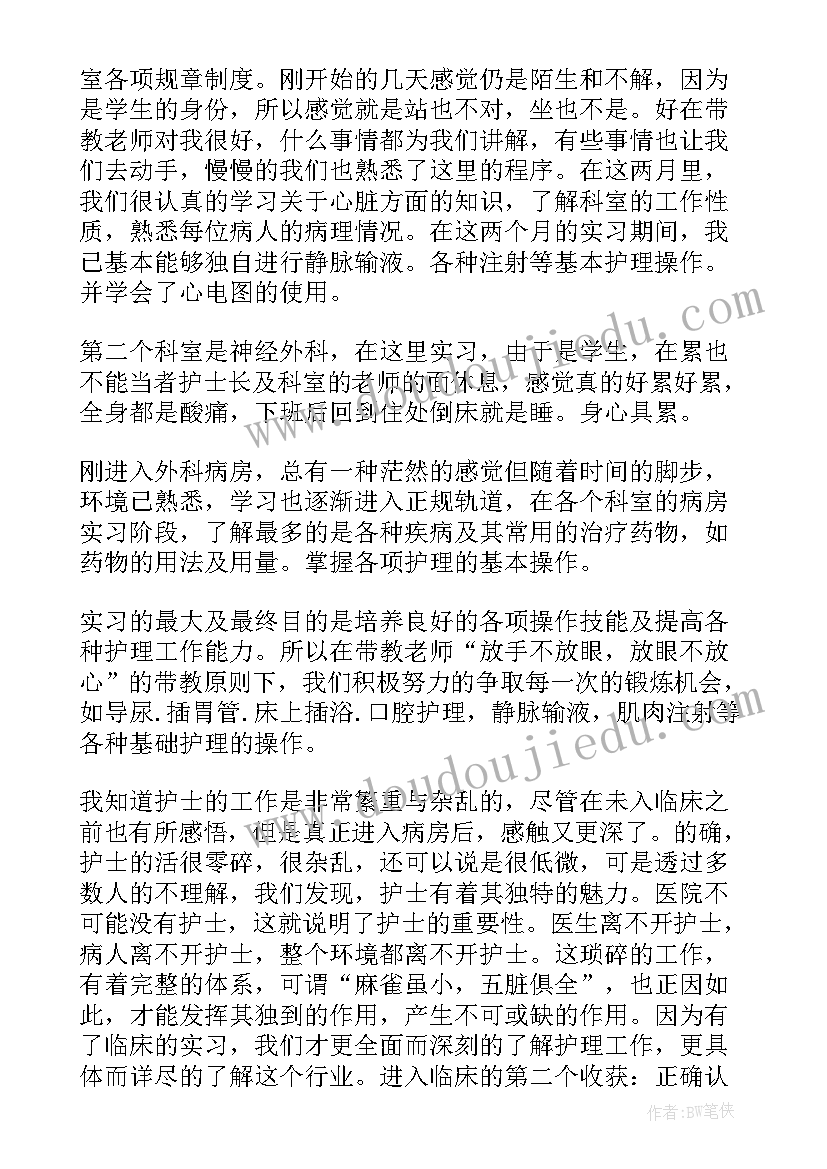 2023年护士实习毕业自我鉴定总结(模板5篇)