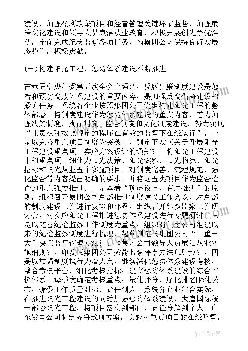 电力公司纪检委员履职情况 公司纪检委员履职情况报告集合(精选5篇)