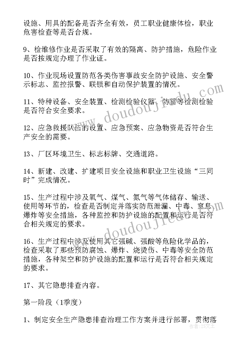 2023年水电安全隐患排查方案 安全隐患排查方案(实用9篇)