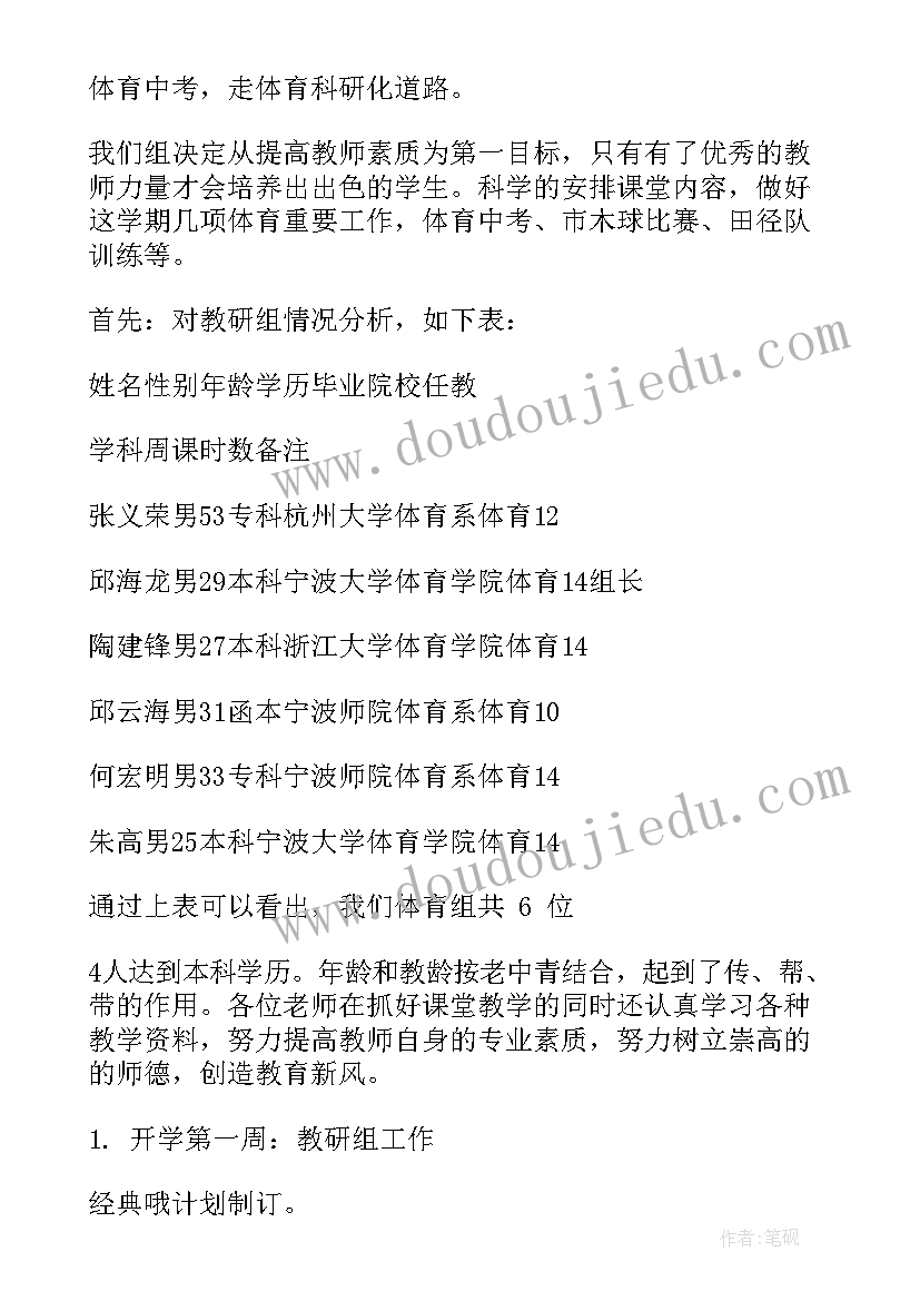 2023年高中体育课工作计划(实用6篇)