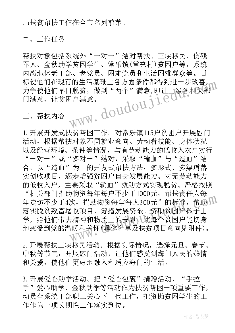 2023年扶贫信息工作计划(汇总7篇)